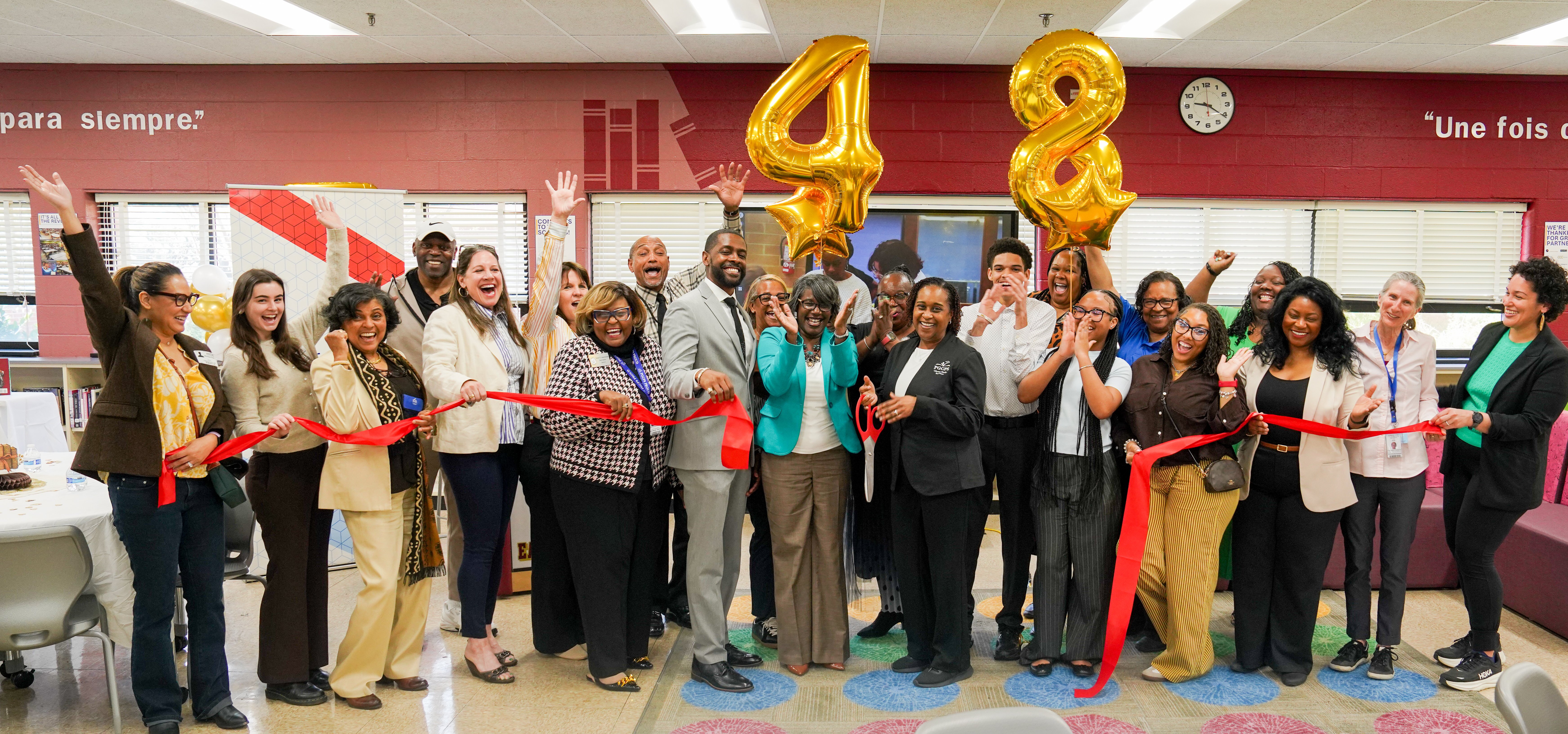 Library Ribbon Cutting