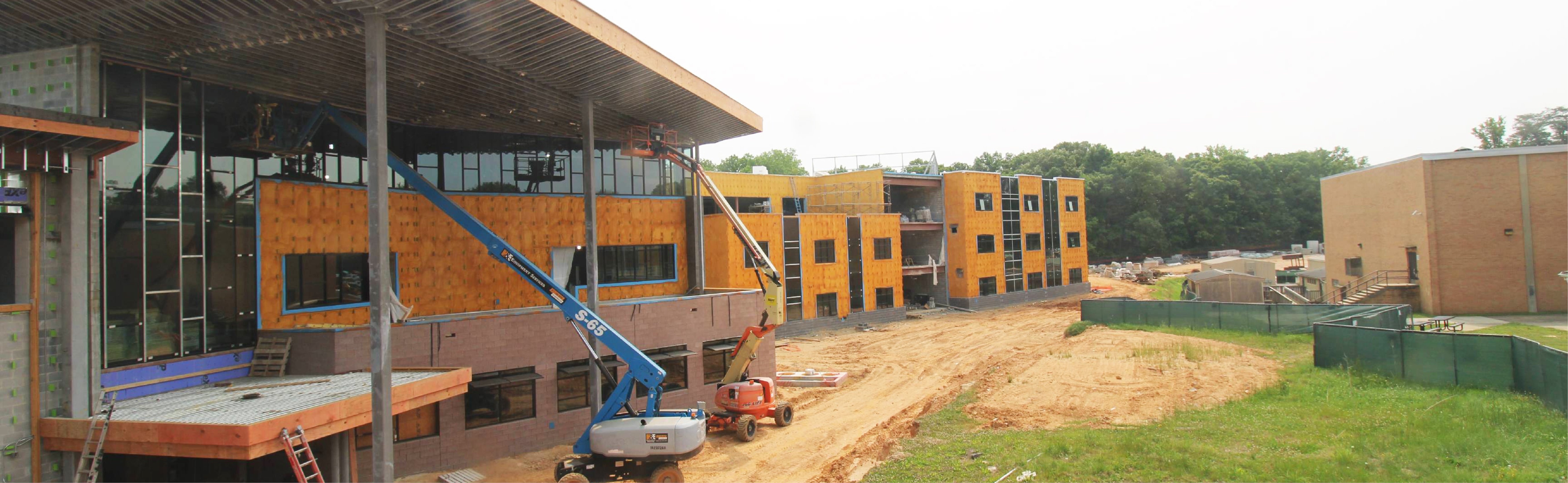 William Wirt Middle School construction photo