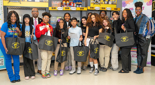 students and staff from William Wirt Middle School