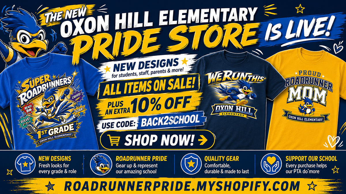 Oxon Hill Elementary school pride gear store open