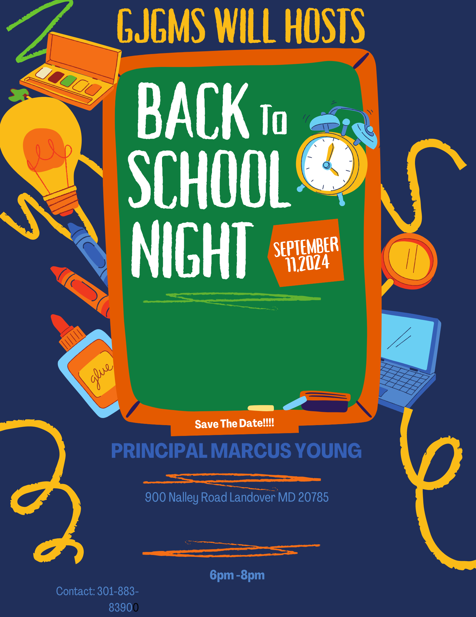 Colorful And Playful Illustrative Back To School Flyer.png