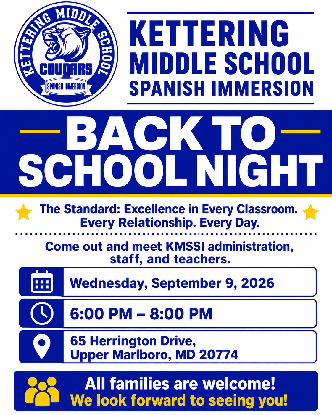 back to school night
