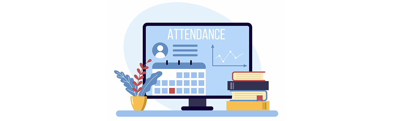 attendance-on-computer-screen-illustration