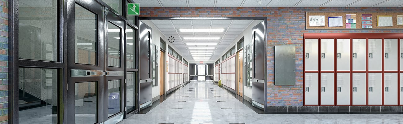 school hallway