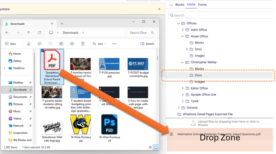 media-left-click-drag-images-folder-drop-zone