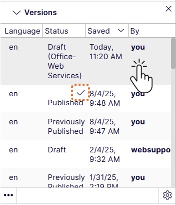 experience-editor-versions-gadget-primary-draft-checkmark-select-your-draft