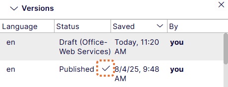 experience-editor-versions-gadget-primary-draft-checkmark