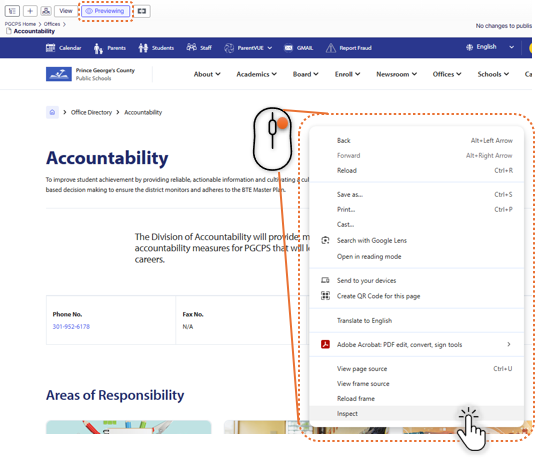 Preview-options-right-click-mouse-select-Inspect