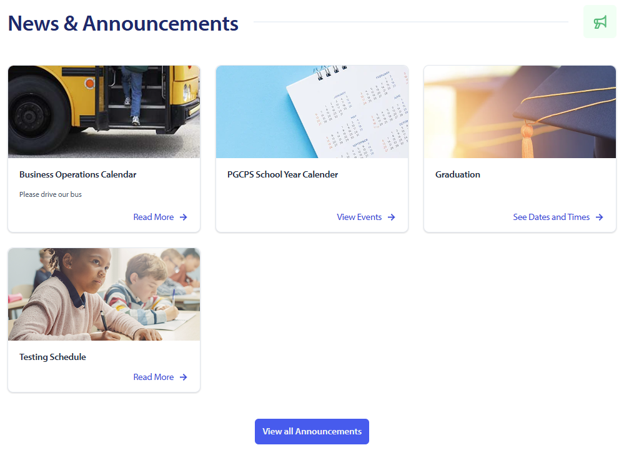 school-home-page-announcements-area published view